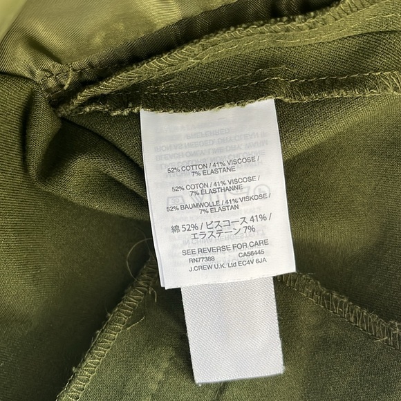 Classic j crew Martie pant in green - Picture 3 of 4